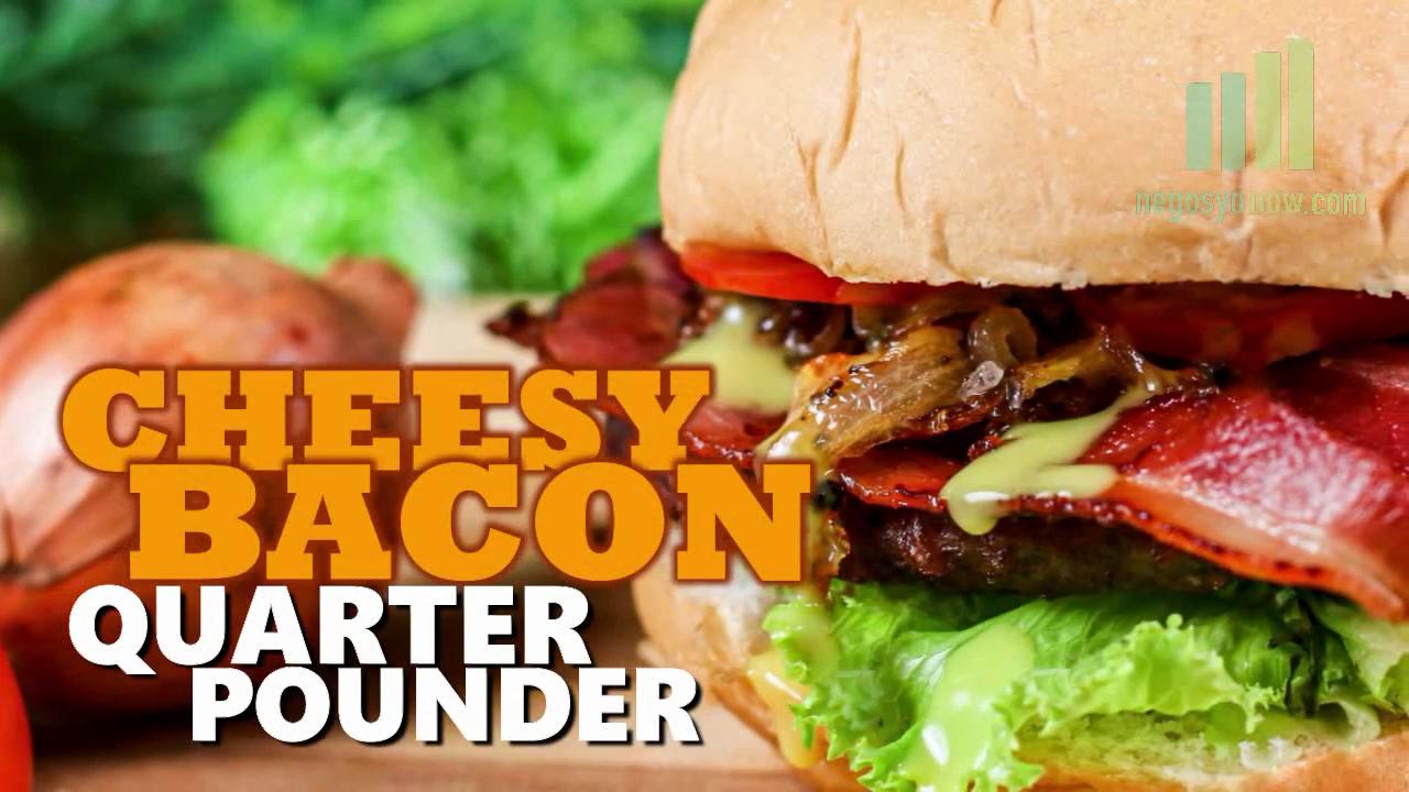 Cheesy Bacon Quarter Pounder Burger