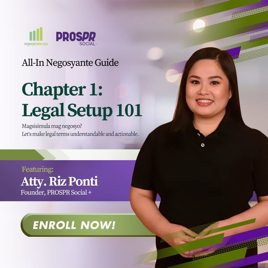All-in Negosyante Guide Chapter 1: Legal Setup 101