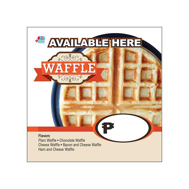 OPC Waffle Menu Tarp 17x17 in