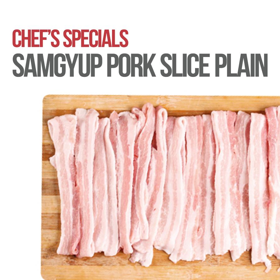 Samgyup Pork Slice Plain 1 kg