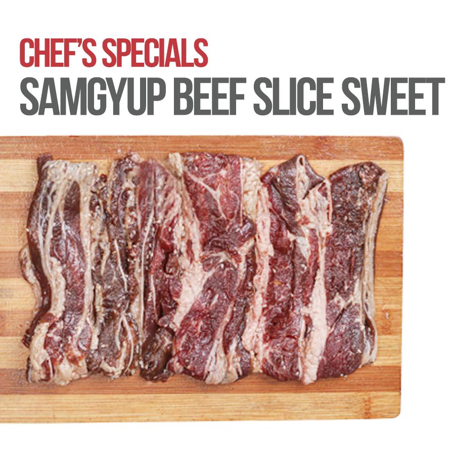 Beef Samgyup Slice Sweet 1 Kilo