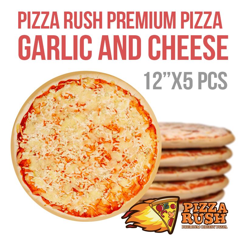 Pizza Rush Frozen Garlic and Cheese Pizza w/ box 5PCS