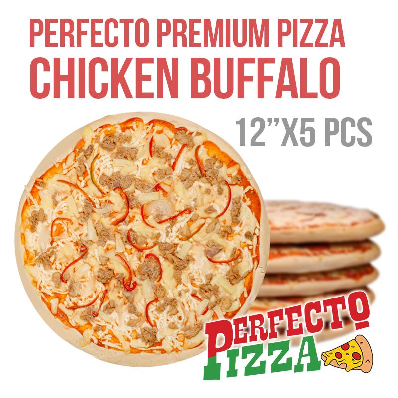 Perfecto Pizza Frozen Chicken Buffalo Pizza w/ box 5PCS