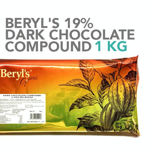 Beryl's 19 % Dark Chocolate Compound 1 kg