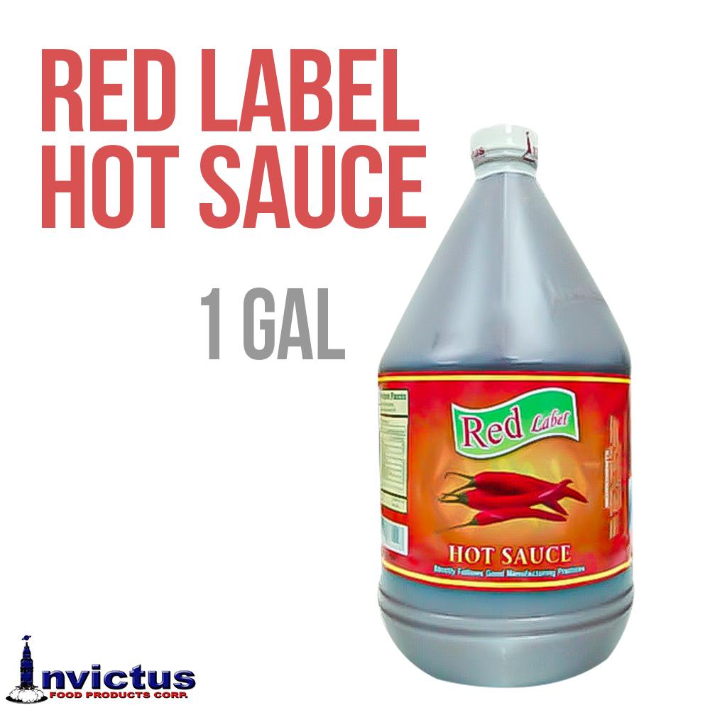 Red Label Hot Sauce Gallon