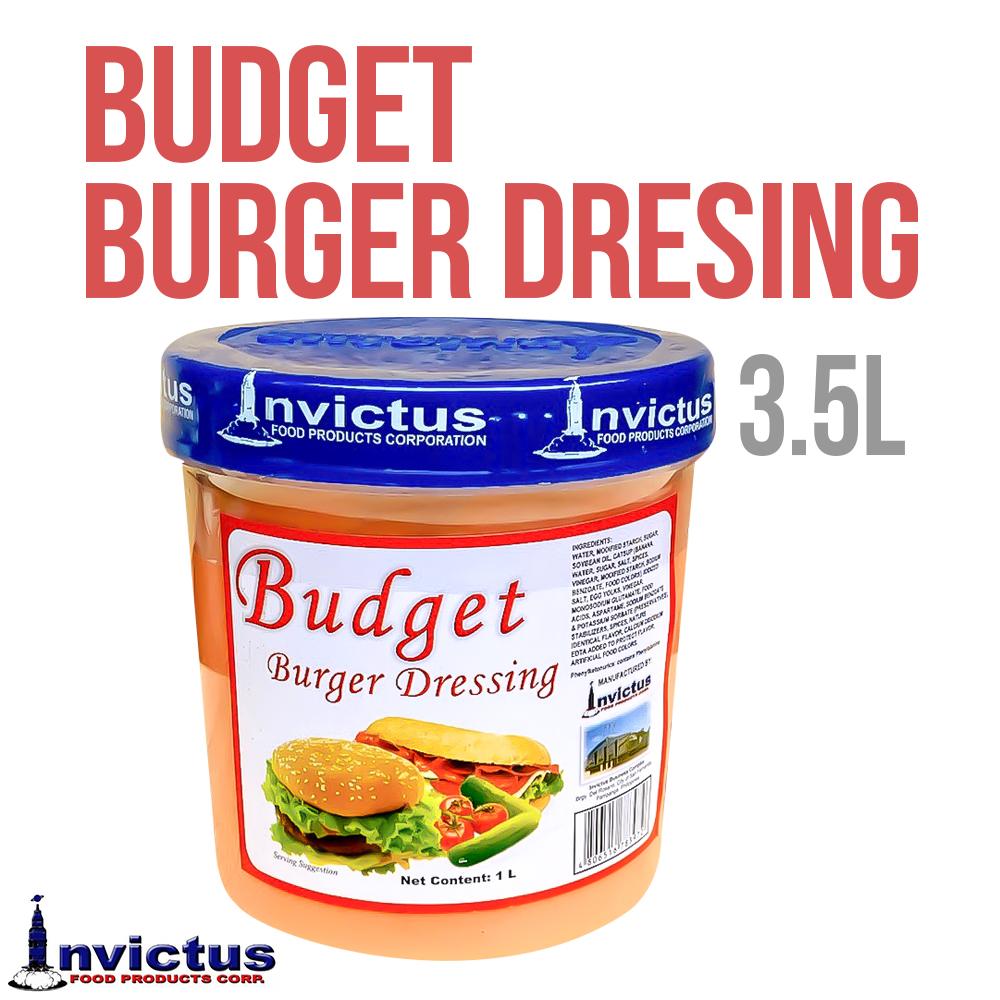 Budget Burger Dressing 3.5L