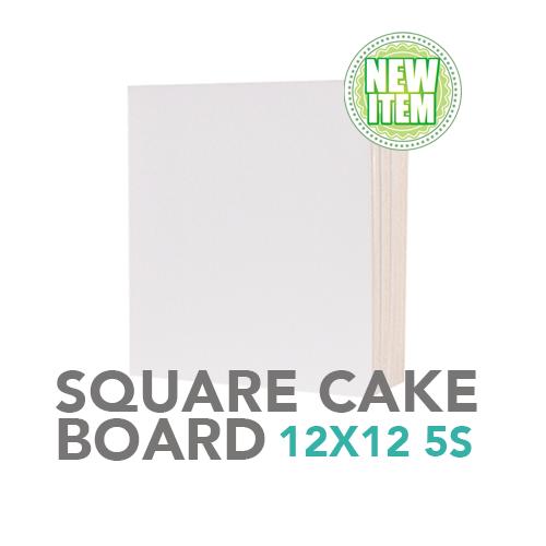 Square Cake Board 12x12 5s