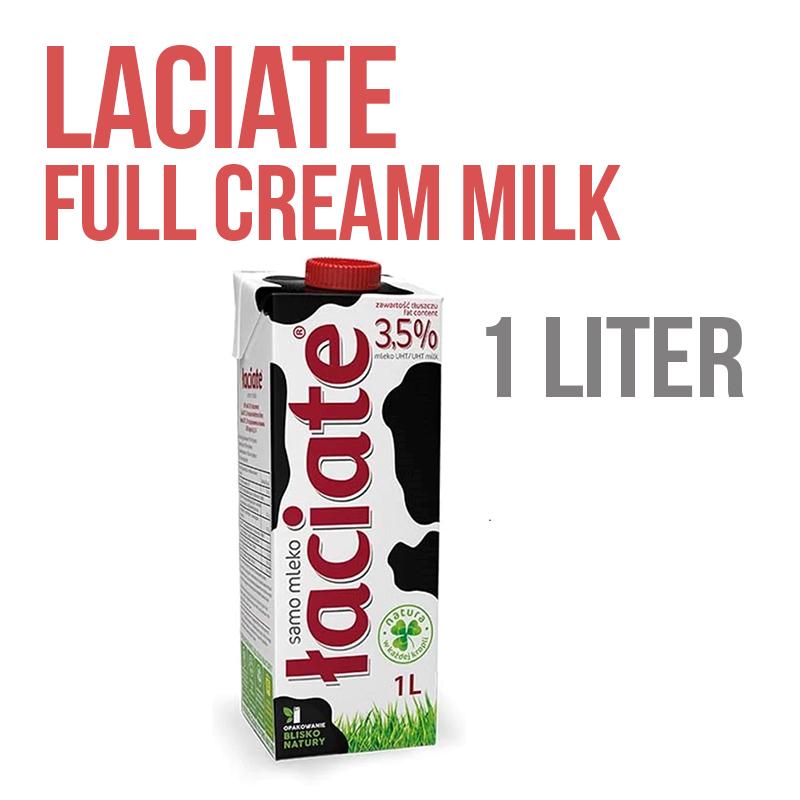 Laciate UHT Milk 3.5% 1L x 12