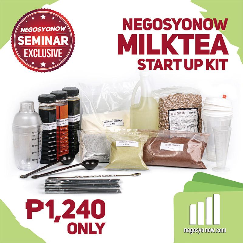 Negosyo Now Milk Tea Start Up Kit