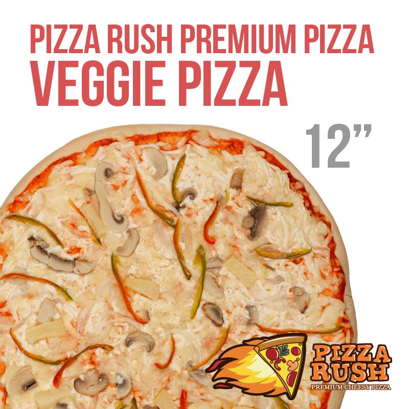 Pizza Rush Frozen Veggie Pizza