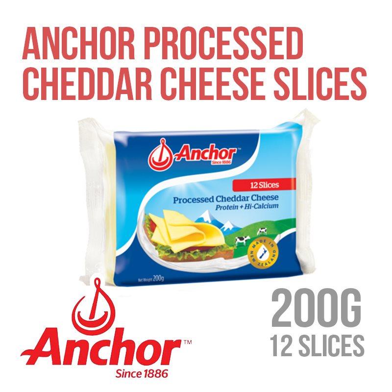 Anchor Processed Cheese singles 12 s 200g