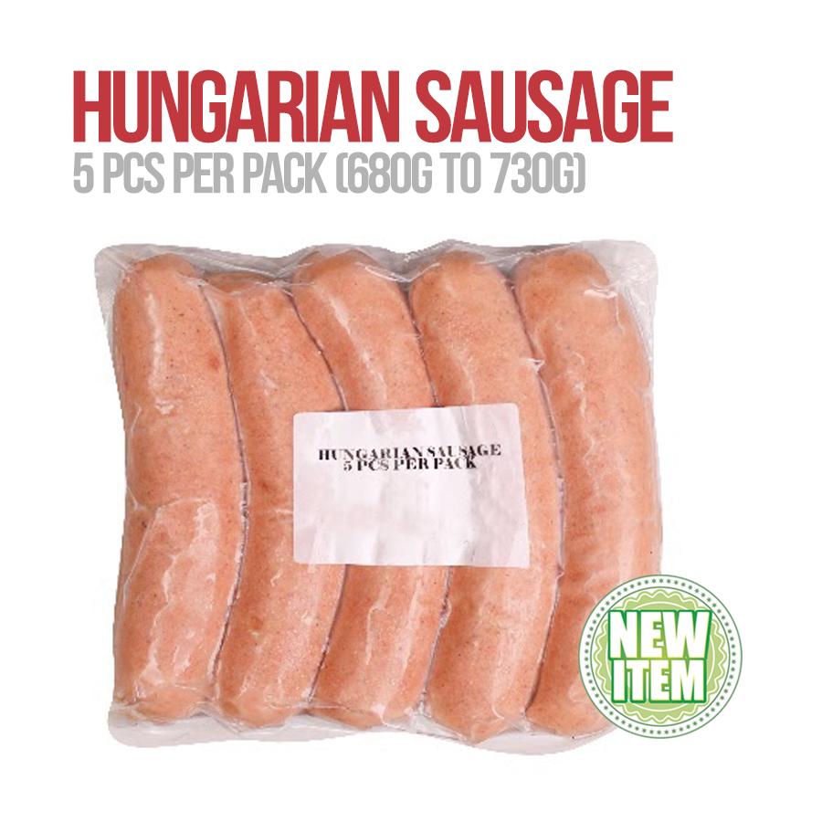 Hungarian Sausage (5 pcs per pack (680G to 730G))