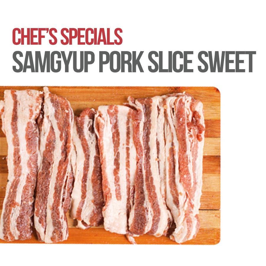 Samgyup Pork Slice Sweet 1 kilos