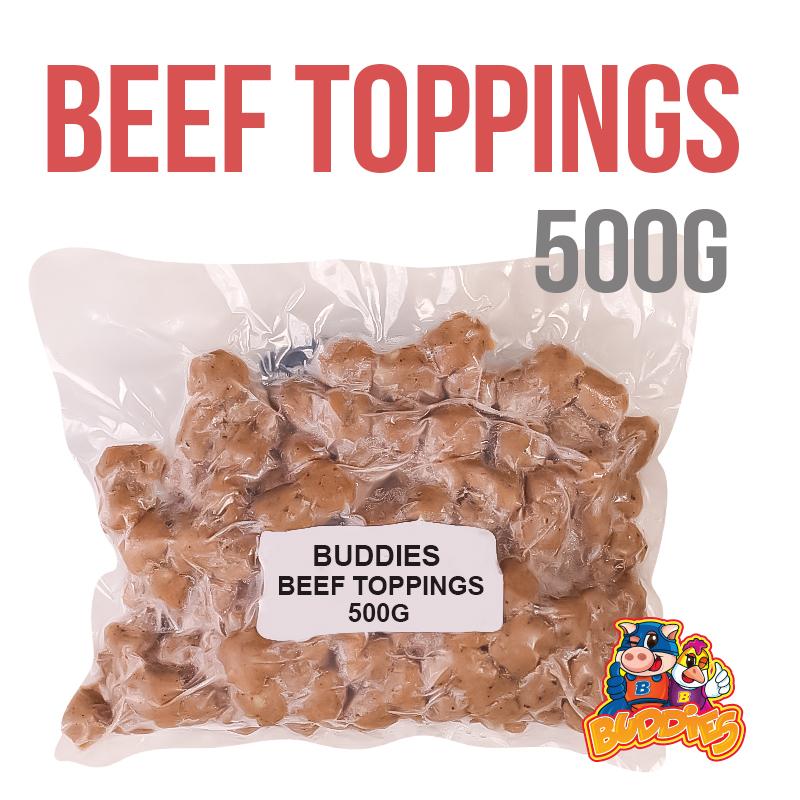 Buddies Beef Toppings 500g