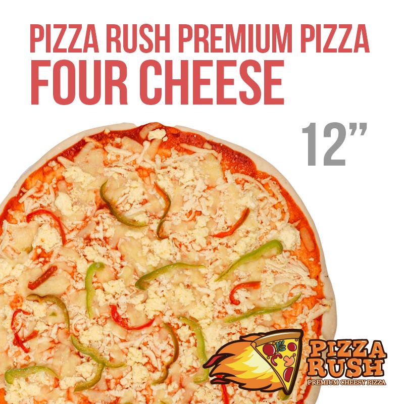 Pizza Rush Frozen Four Cheese Pizza