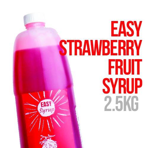Easy Strawberry Fruit Syrup 2.5 kg