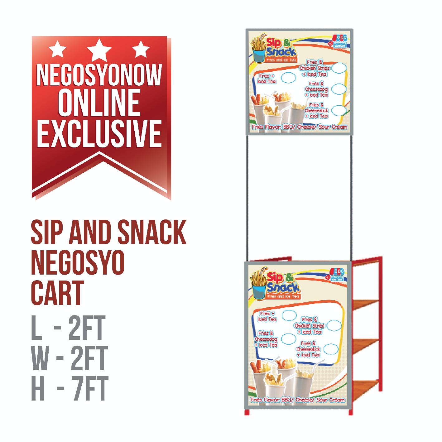 Sip and Snack Food Cart