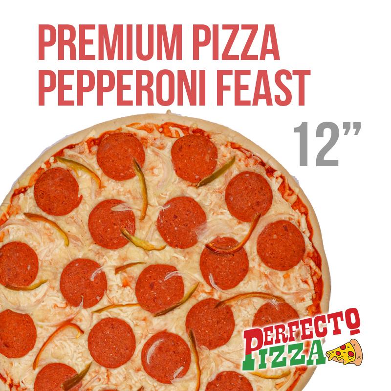 Perfecto Pizza Frozen Pepperoni Pizza 1 PC