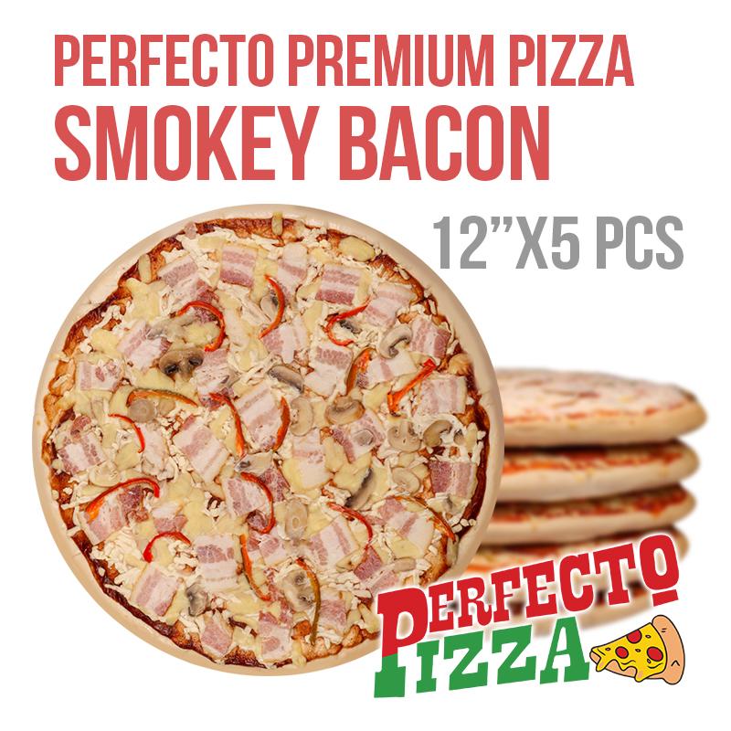 Perfecto Pizza Frozen Smokey Bacon Pizza w/ box 5PCS