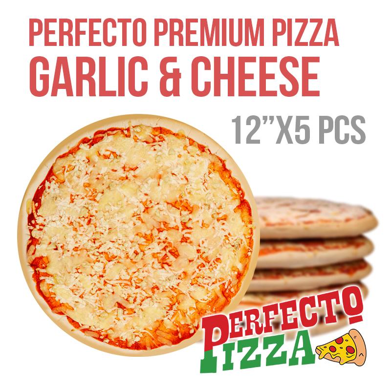 Perfecto Pizza Garlic and Cheese Pizza w/ box 5PCS