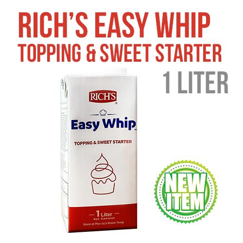 Richs Easy Whip Whipping Cream 1 Liter