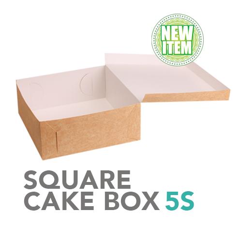 Square Cake Box 12x12x5 5s