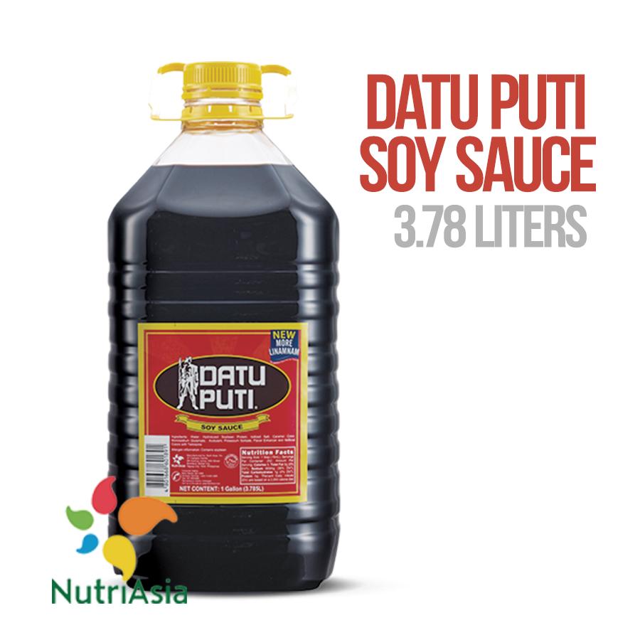 DATU PUTI Soy Sauce - PET 3.785 Liters