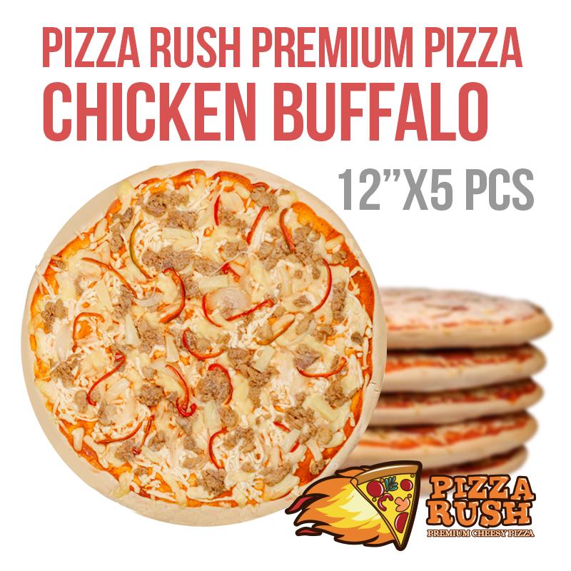 Pizza Rush Frozen Chicken Buffalo Pizza w/ box 5PCS