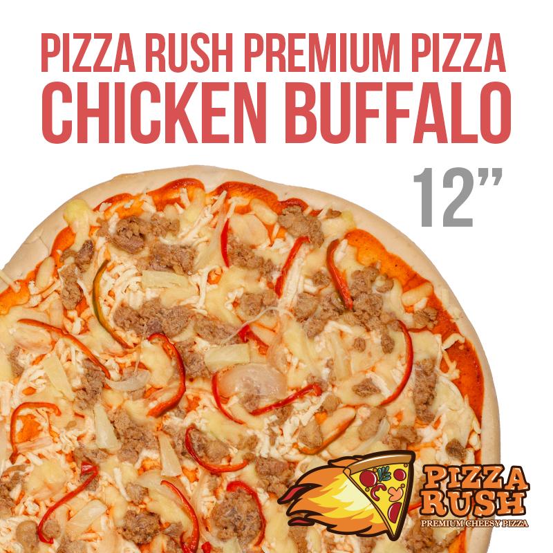 Pizza Rush Frozen Chicken Buffalo Pizza