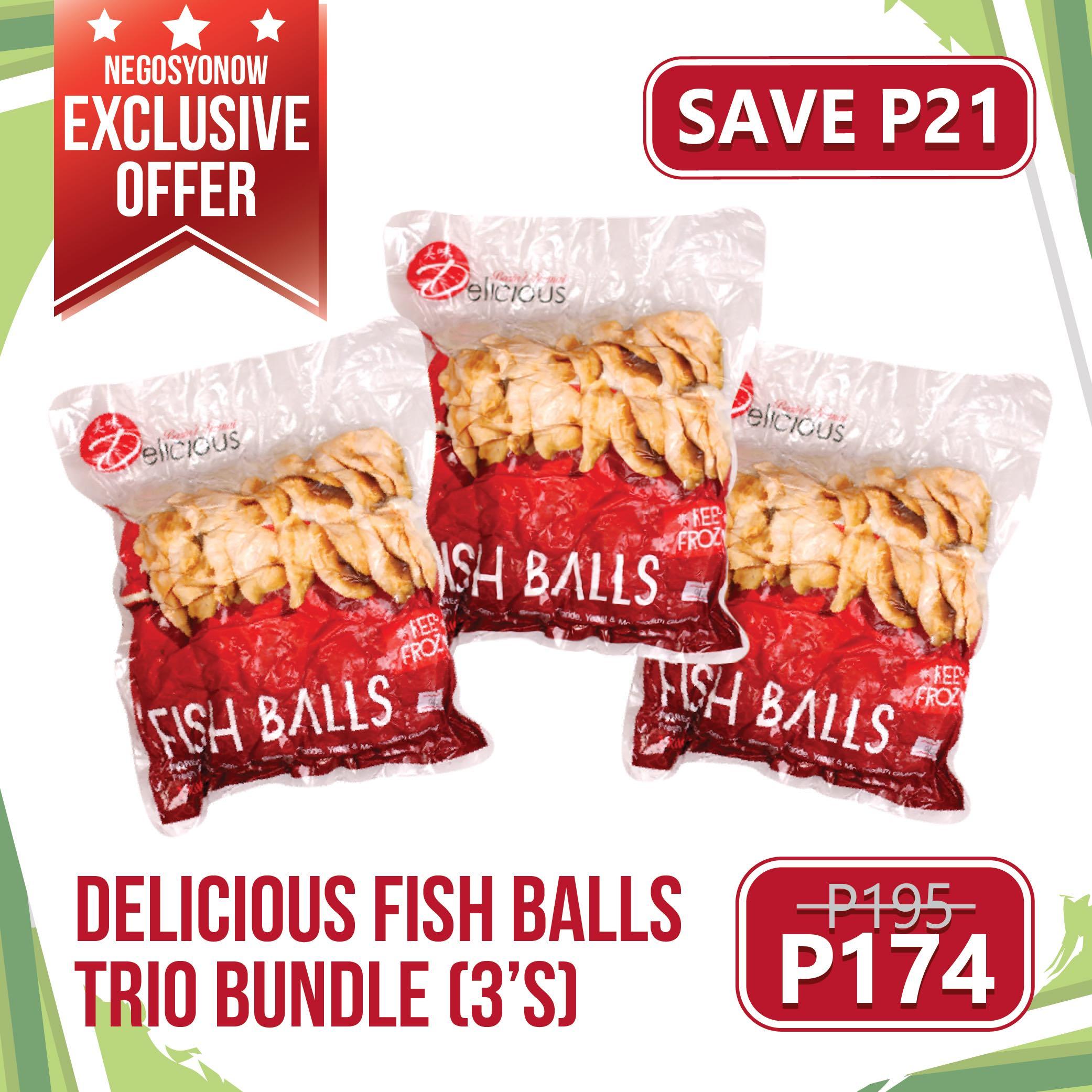 Delicious Fish Ball 1 KL Trio Bundle (3s)