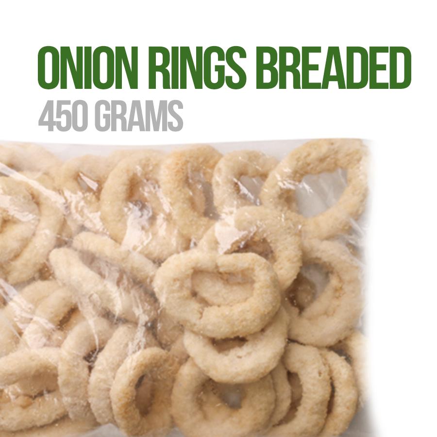 Onion Rings Breaded 450 g