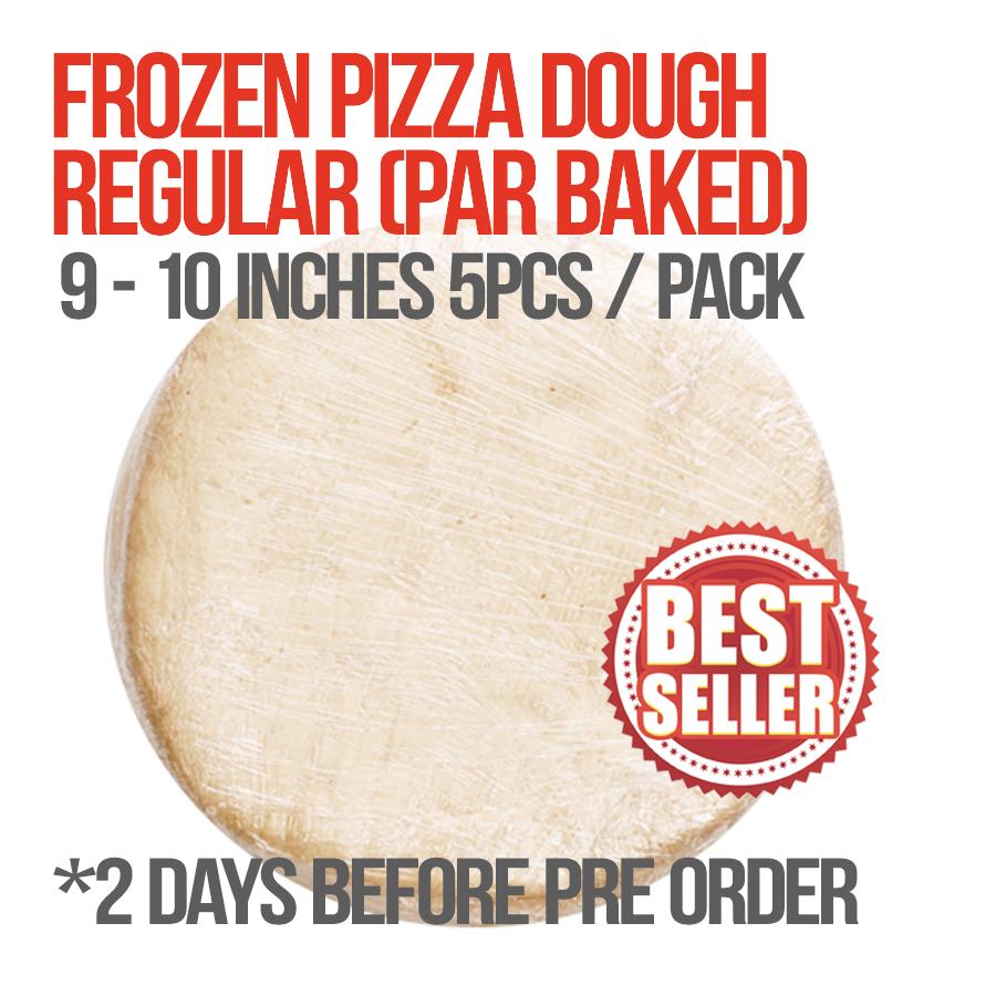 Pizza Dough Regular 5 pcs (par Baked)