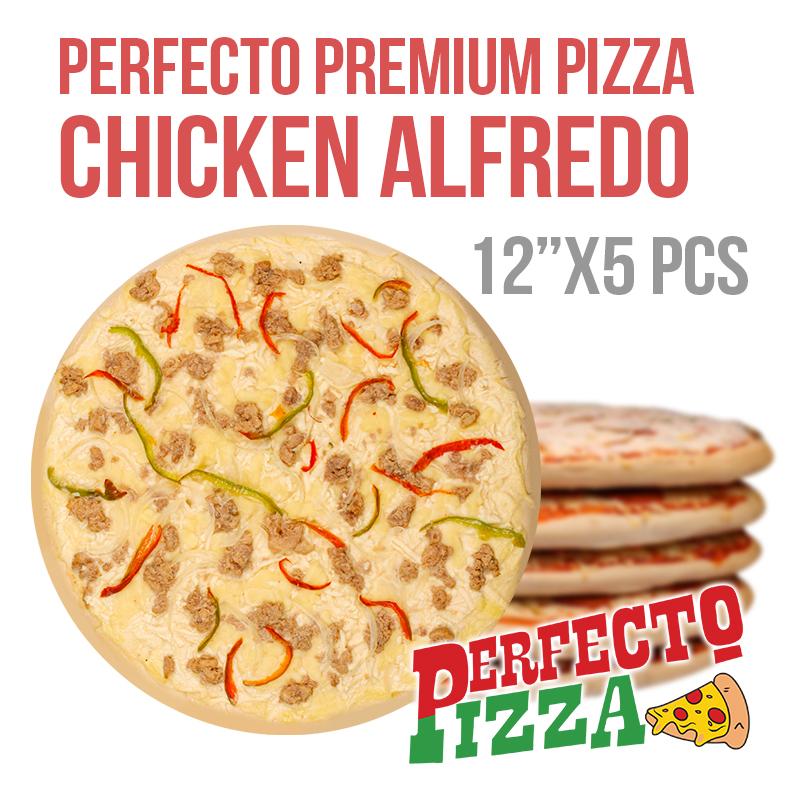 Perfecto Pizza Frozen Chicken Alfredo Pizza w/ box 5PCS
