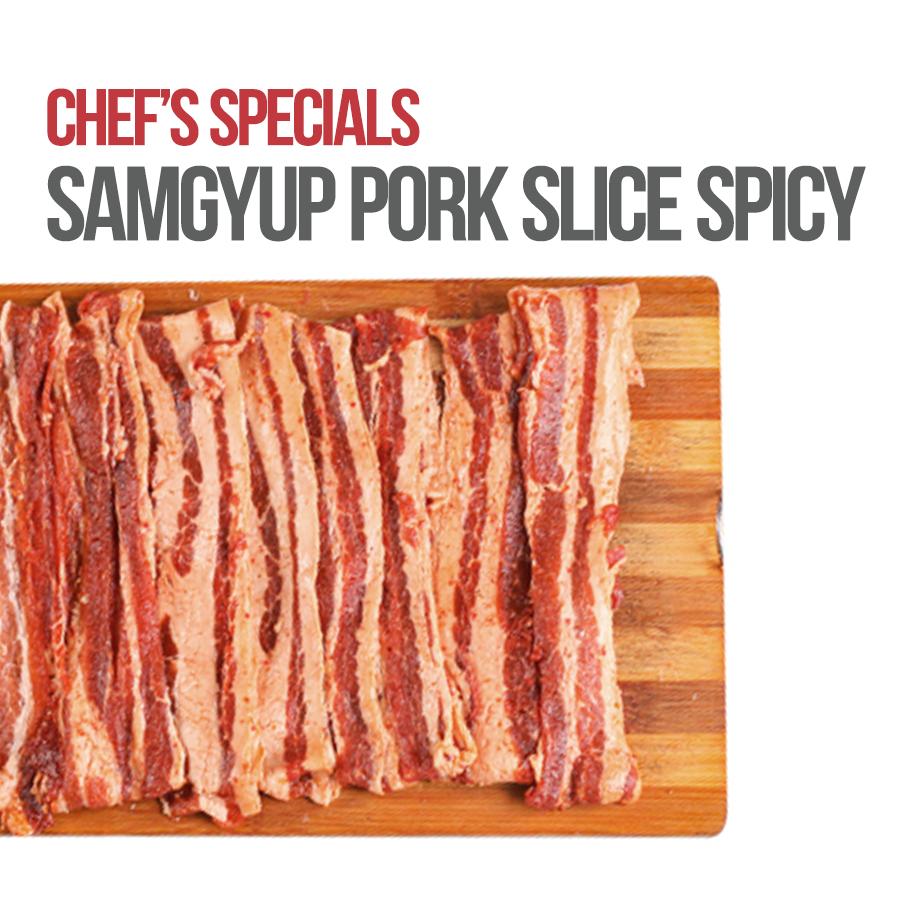 Samgyup Pork Slice Spicy 1kg