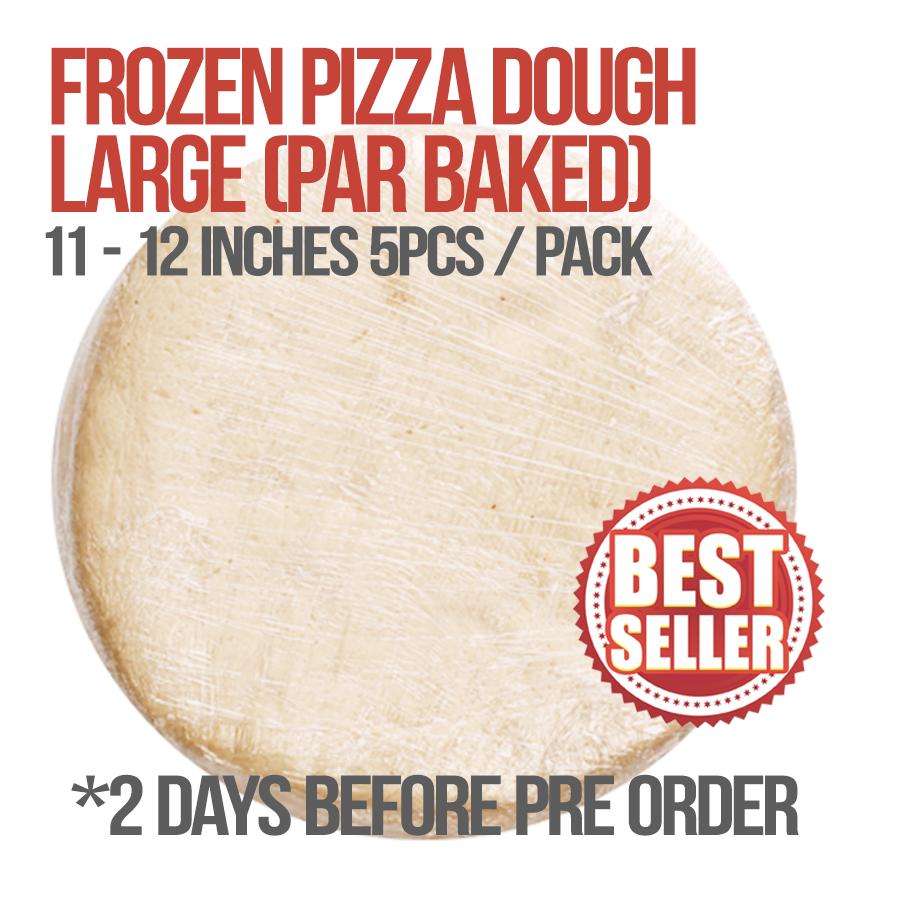 Pizza Dough Large 5 pcs (par Baked)