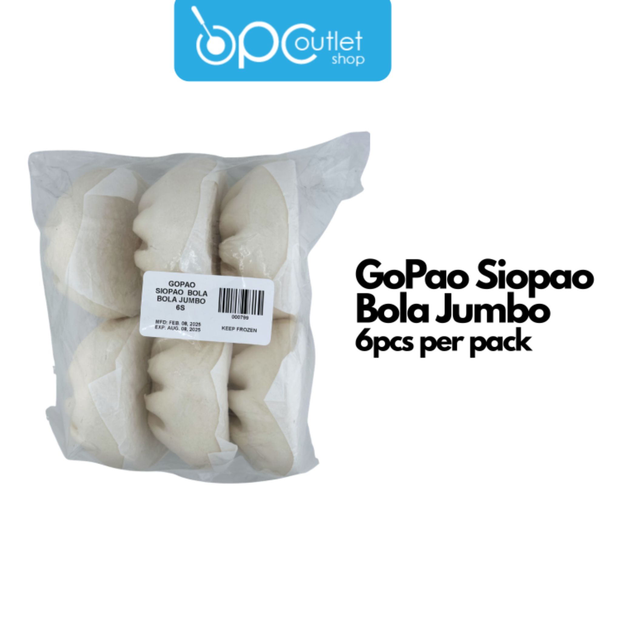 Siopao Jumbo Bola Bola 6s