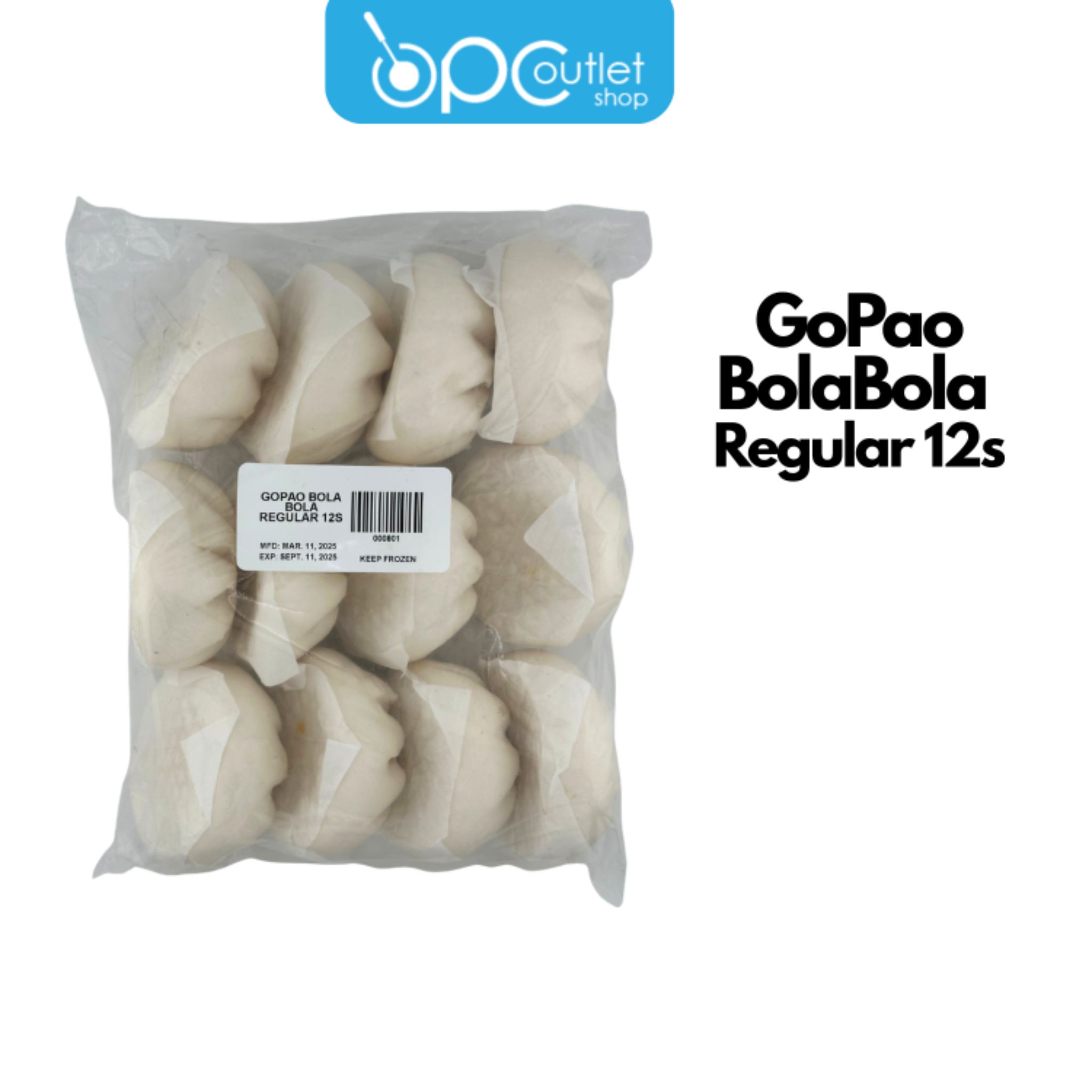 Gopao Siopao Regular Bola Bola 12s