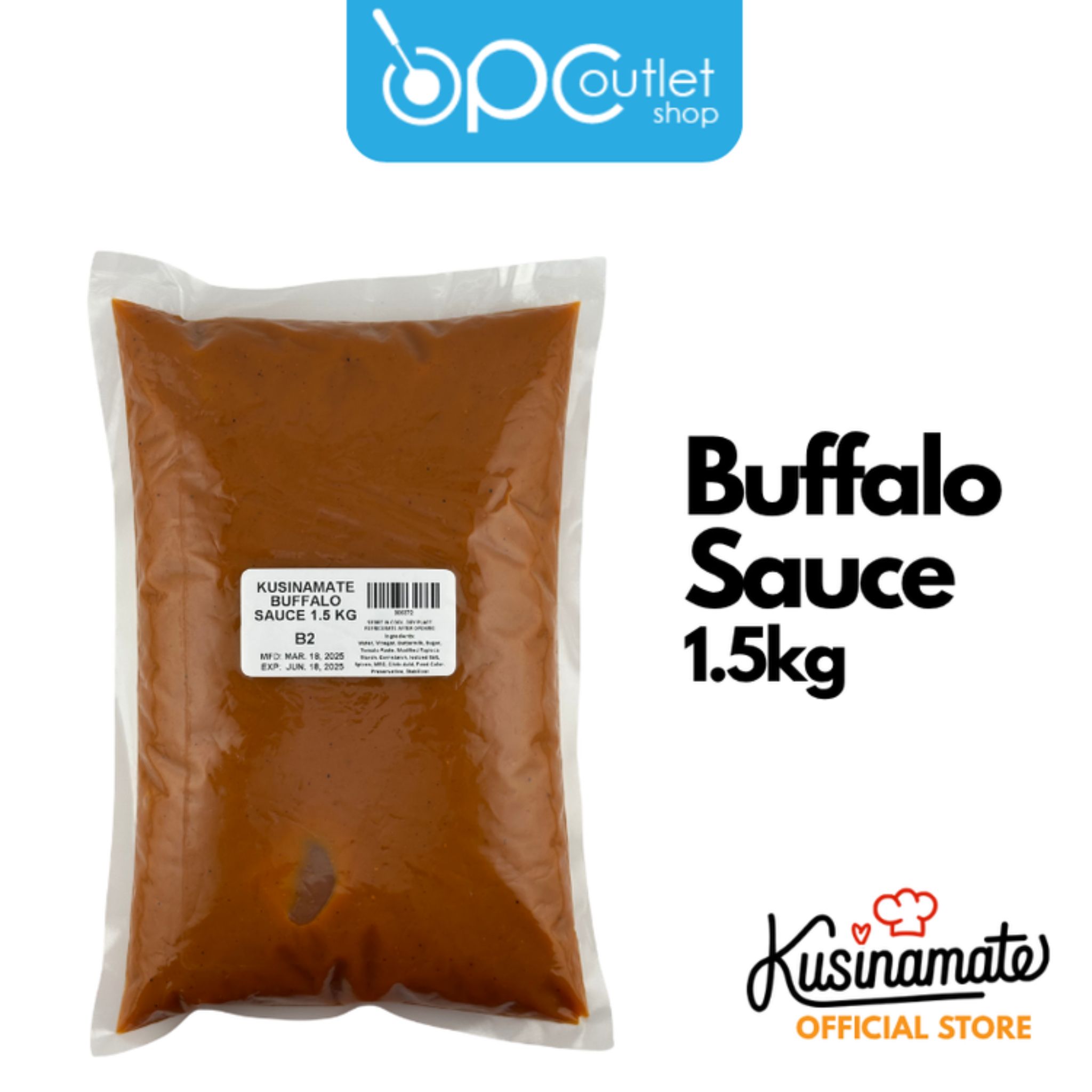 Kusinamate Buffalo Sauce 1.5 L