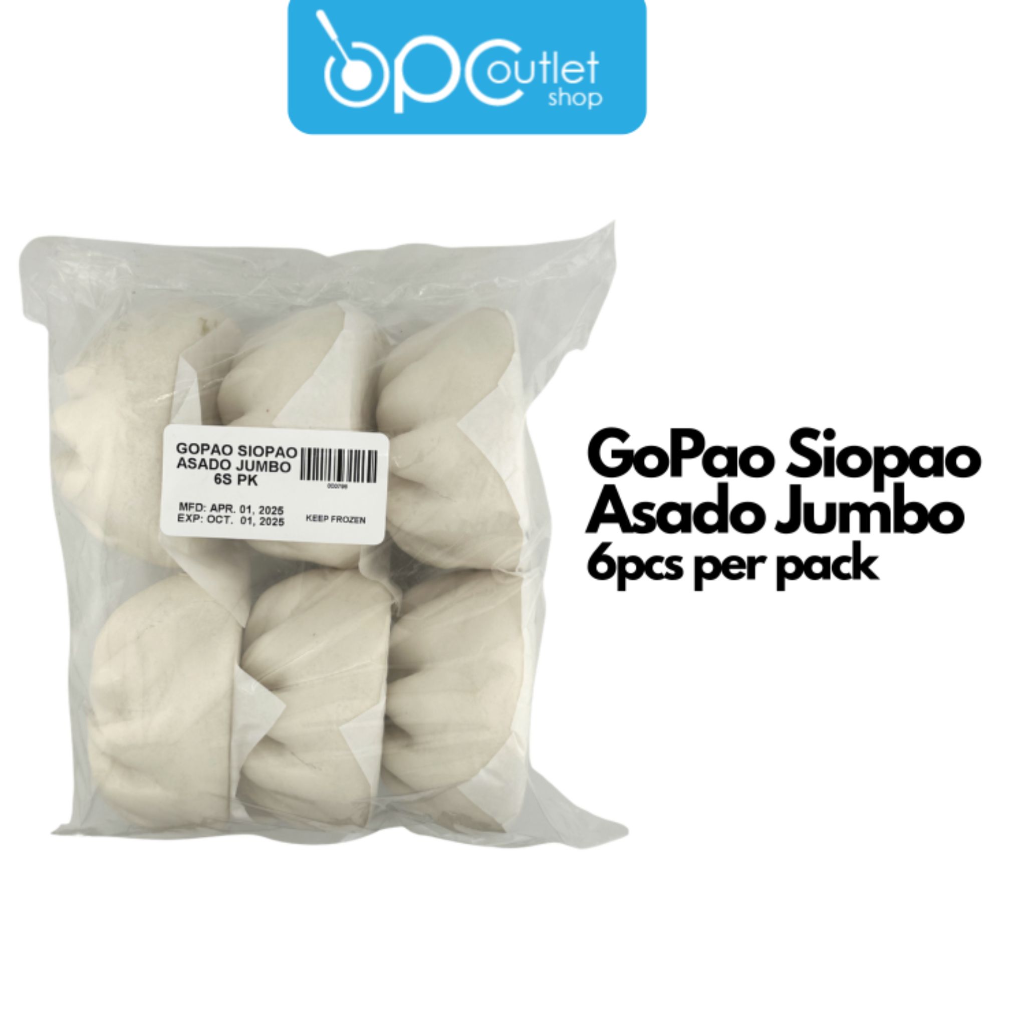 Gopao Siopao Jumbo Asado 6s