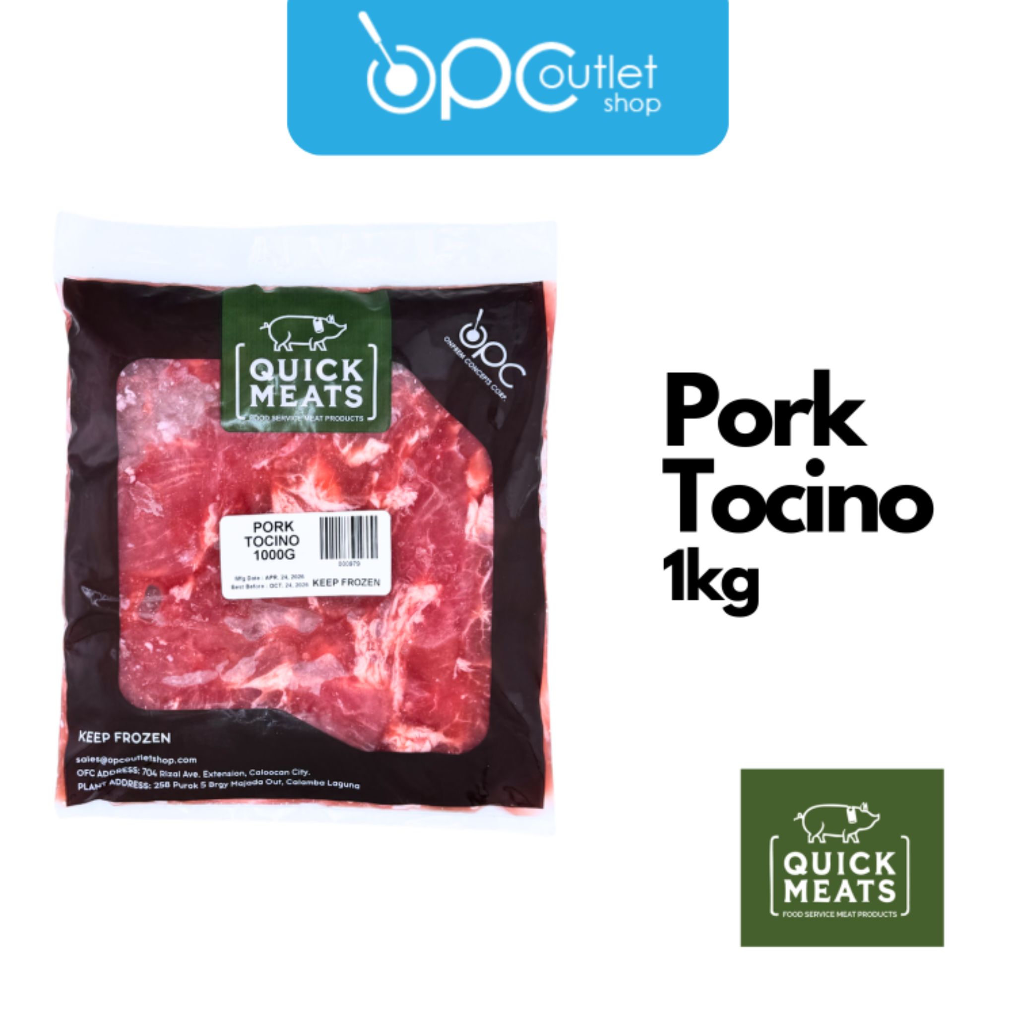 Quickmeats Pork Tocino 1 kilo